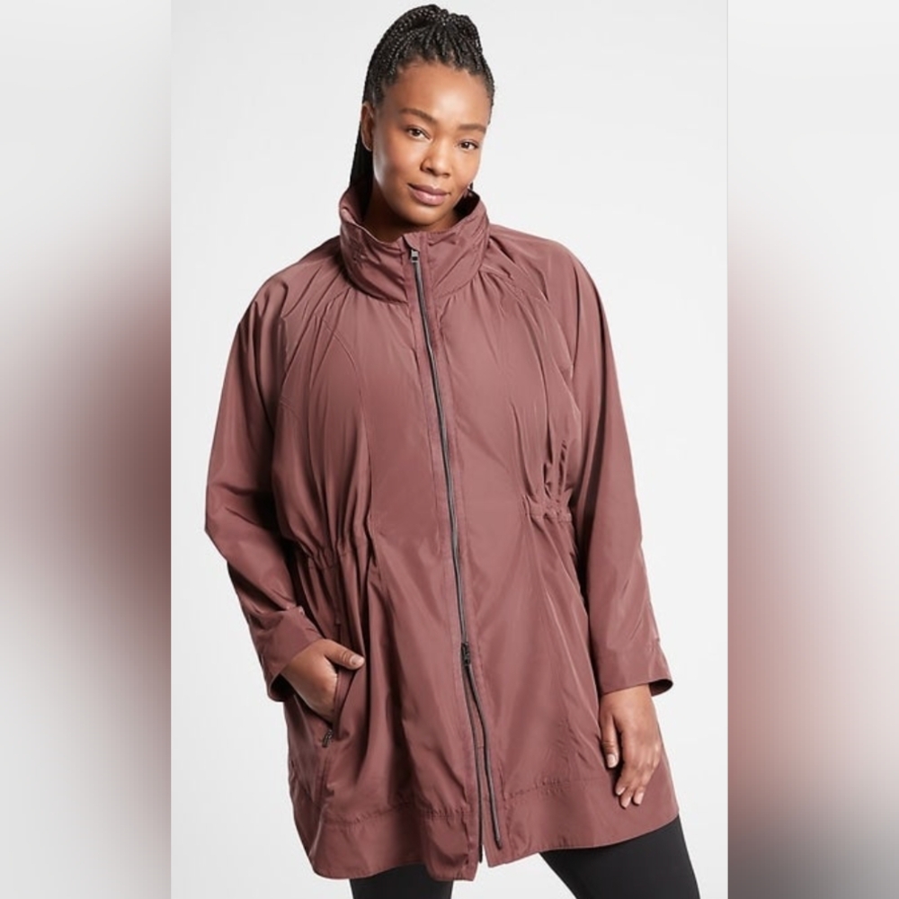 Athleta Drip Drop Jacket Hearth Rose